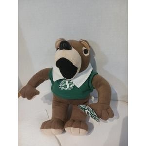 SASKATCHEWAN ROUGHRIDERS Gainer Mascot Plush-‎ CFL Football Stuffed Animal